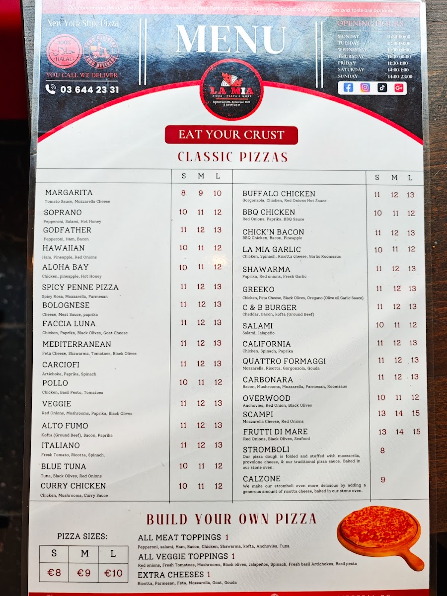 Menu La Mia Pizzeria-3