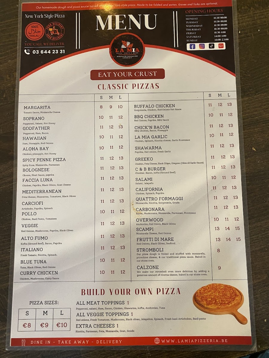 Menu La Mia Pizzeria-4