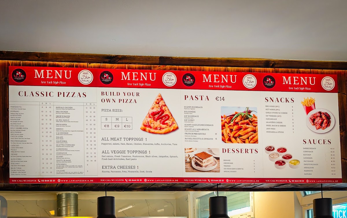 Menu La Mia Pizzeria-6