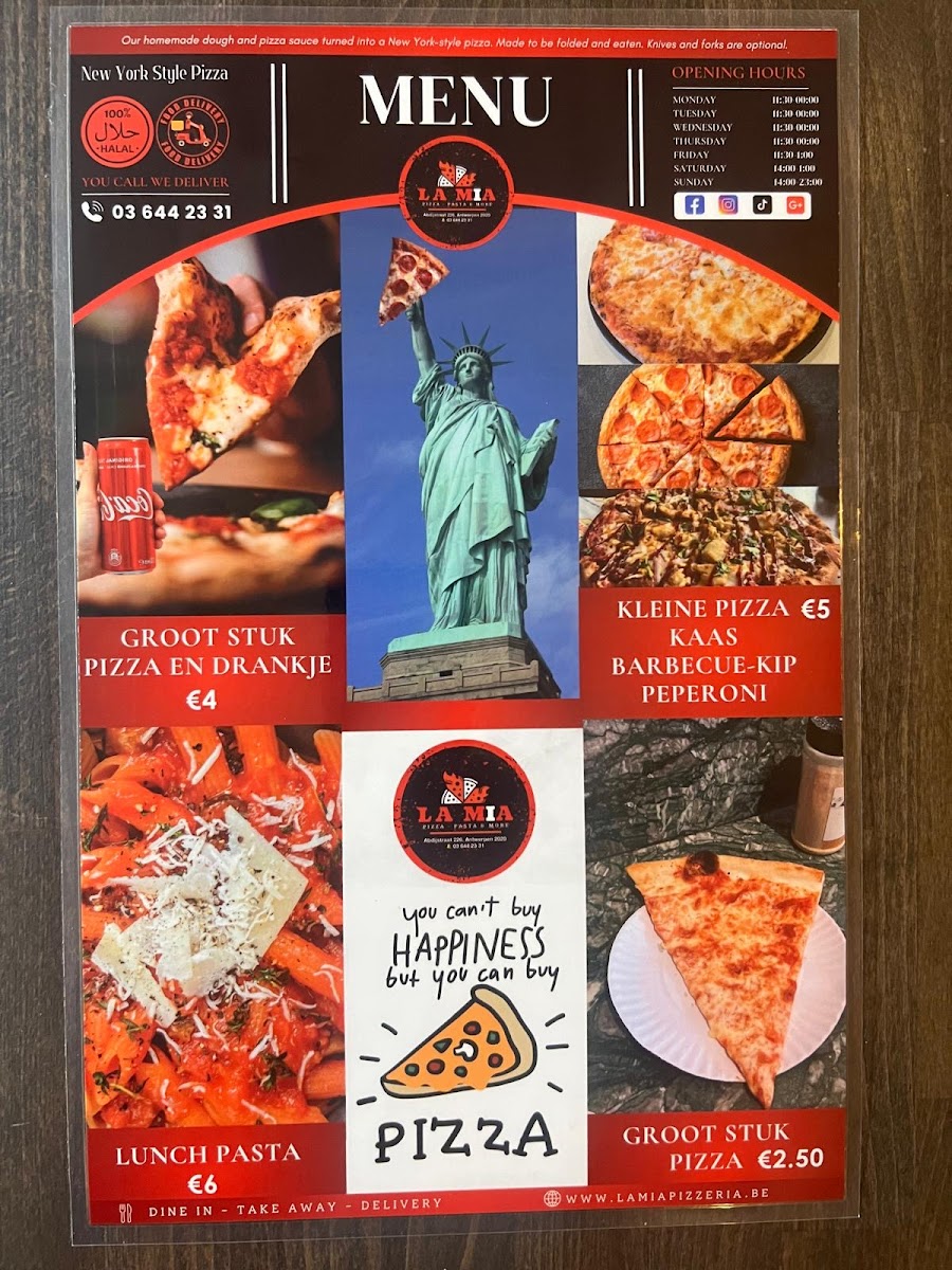 Menu La Mia Pizzeria-7